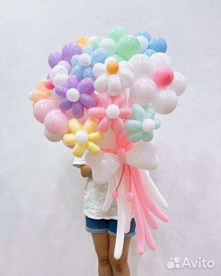 Цветы из воздушных шаров