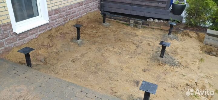 Винтовые сваи с монтажом