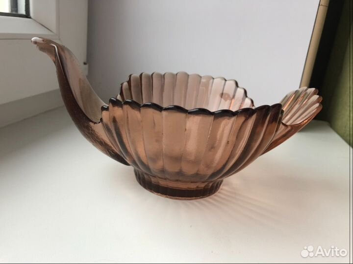 Ваза стекло СССР без дефектов