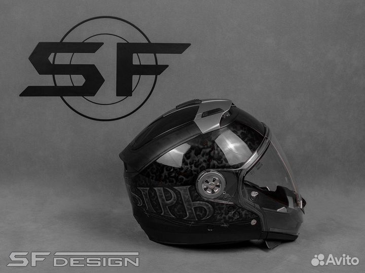 Аэрография для Шлема Black Marshal Knight Rider