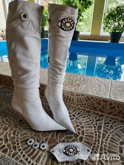 Сапоги женские натуральная кожа