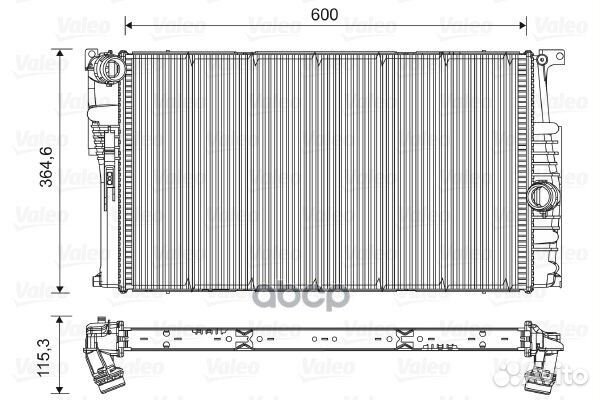 Радиатор системы охлаждения BMW: 3-series 3.0 0