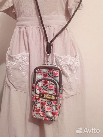 Мини сумка для телефона, кошелька и пр