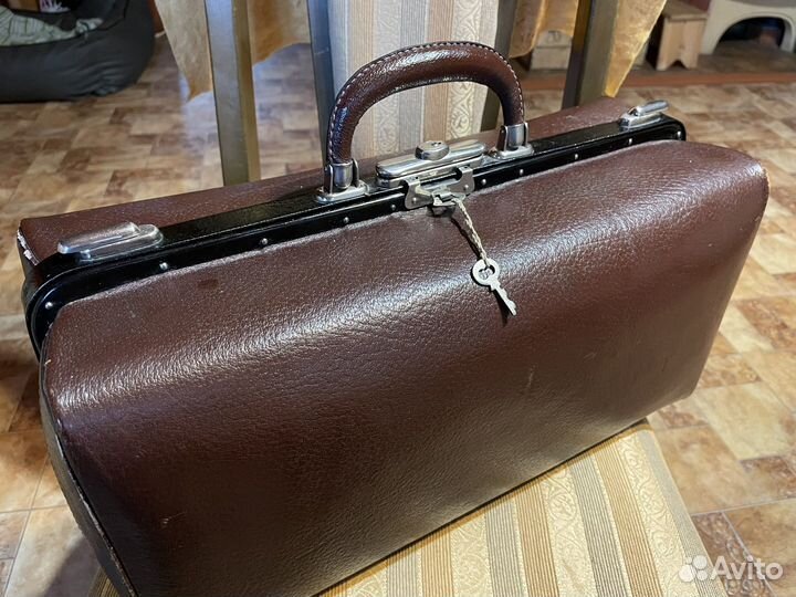 Саквояж 1940-е СССР винтаж старинный чемоданчик