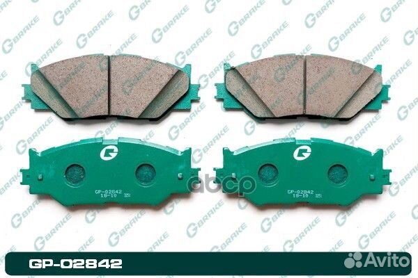 Колодки G-brake GP-02842 GP-02842 G-brake