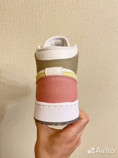 Кроссовки Jordan 1 Mid “Pastel Vivid Green Grind”