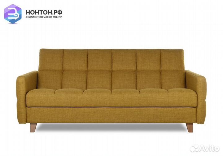 Диван книжка Ригдом жёлтый
