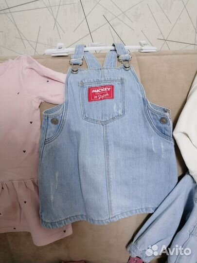 Комплект вещей для девочки hm 86-92