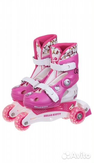 Роликовые коньки детские раздвижные р. 31-34