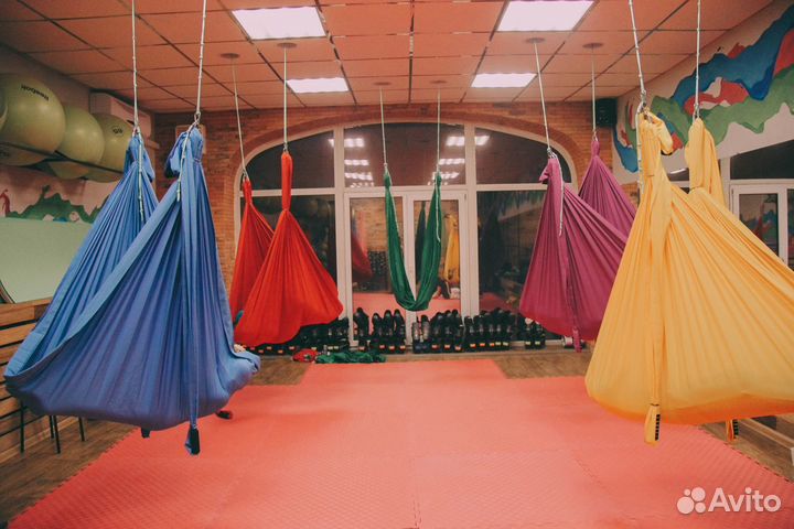 Гамаки FlyYoga для занятий йогой, растяжкой