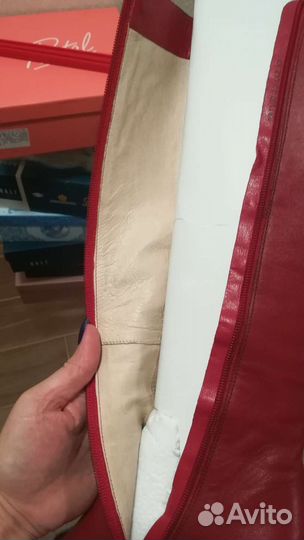 Сапоги 38 размер демисезонные, натуральная кожа