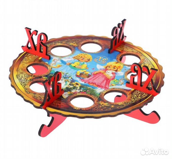 Пасхальная подставка на 8 яиц