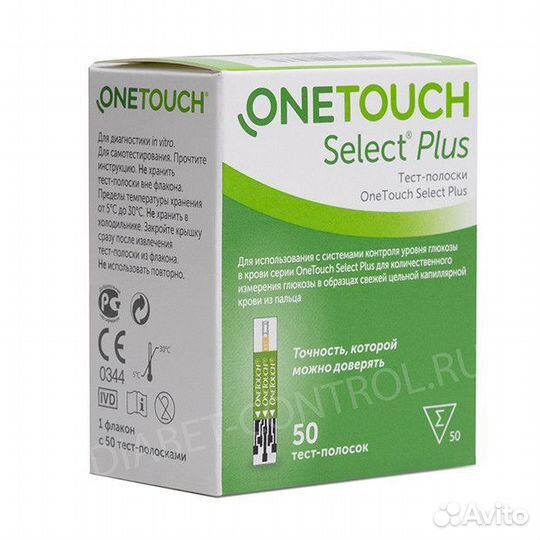 Тест полоски one touch select plus