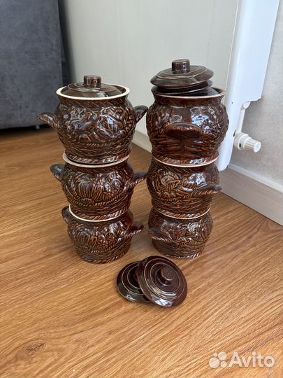 Горшок для запекания 6 штук