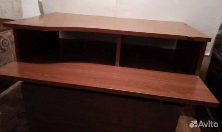 Полка деревянная двойная