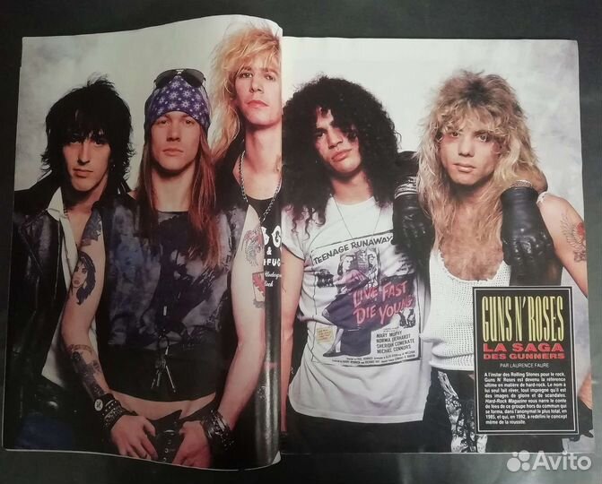 Журнал о Guns'n'Roses редкий
