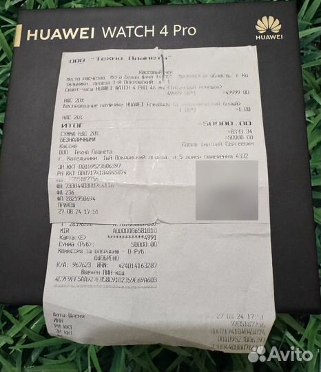 Новые Huawei Watch 4 Pro Titanium (чек, гарантия)