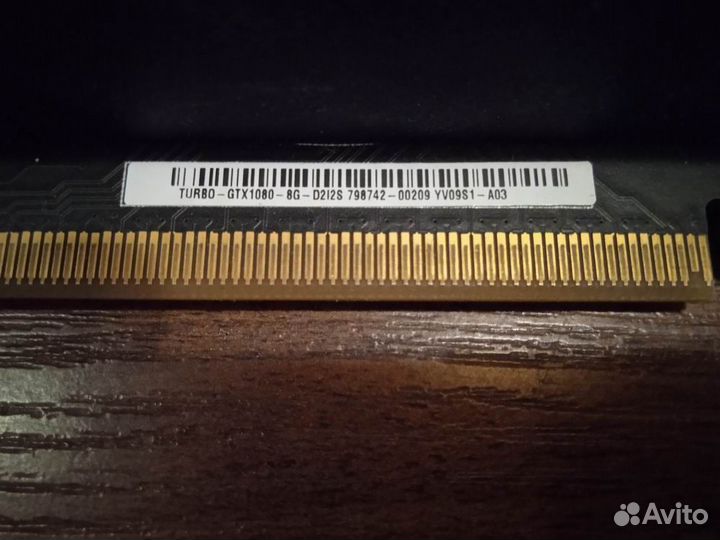 Видеокарта GTX 1080 8gb Asus Turbo