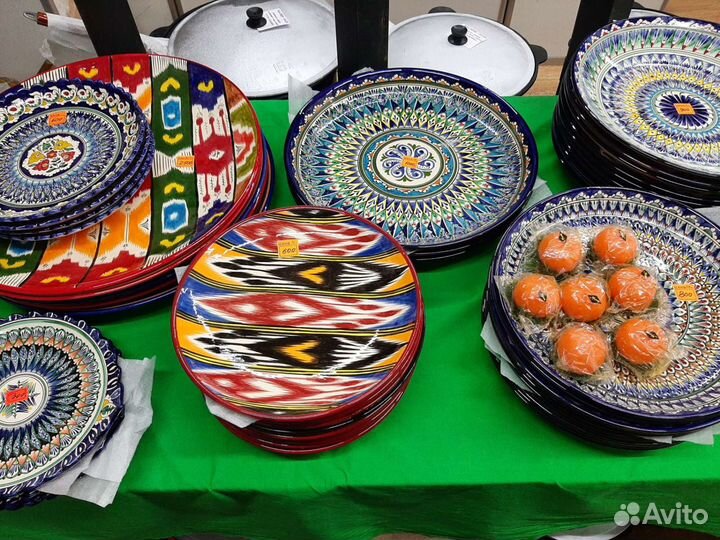 Узбекская посуда ручная работа Риштан