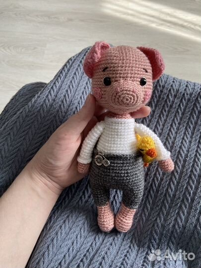 Вязаные игрушки ручной работы