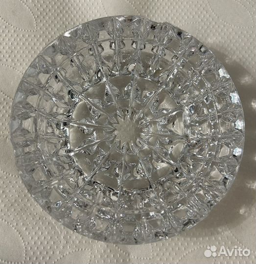 Хрустальная пепельница (3 шт.) СССР