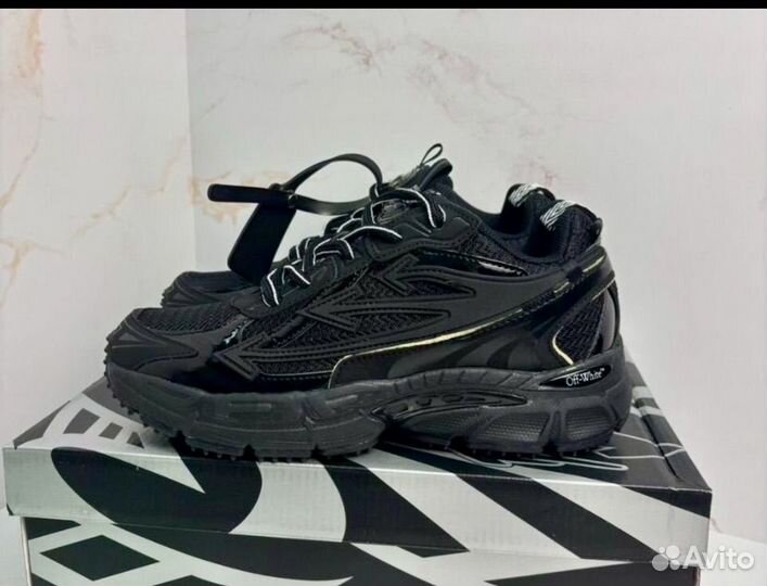 Кроссовки off white be right back black