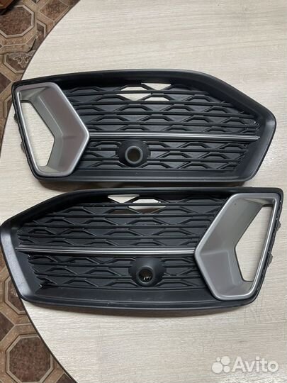 Боковые решетки в бампер ауди а6 с8