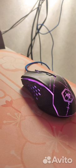 Мышь проводная чёрная