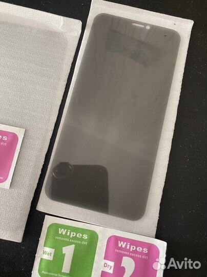 Защитное стекло iPhone 11 (Xr) антишпион