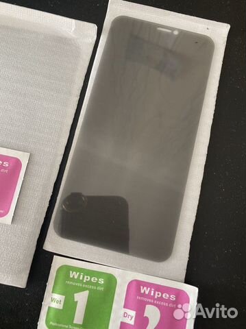 Защитное стекло iPhone 11 (Xr) антишпион