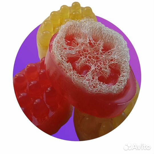 Массажное мыло с люфой