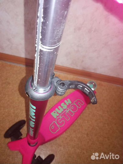 Самокат детский трехколесный светящиеся колеса