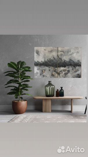 Интерьерная картина текстурная