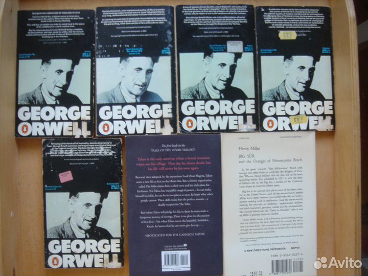 Книги на англ. языке Джорджа Оруэла, Генри Миллера