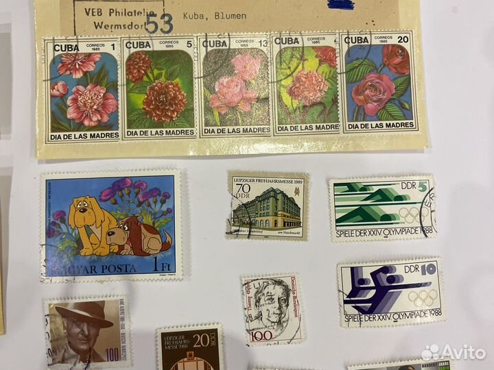 Марки гдр времён СССР