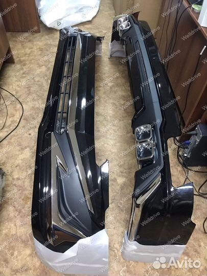 Обвес Modellista Toyota LC Prado 150 18-21 черный