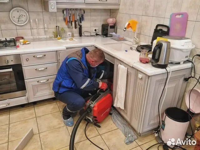 Прочистка канализации/Устранение засоров/Сантехник