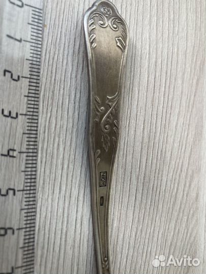 Чайная ложка серебро СССР