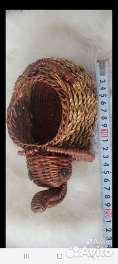 Плетёные корзинки, велосипед, слоник