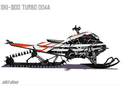 Наклейки VEL На Снегоход Ski Doo Summit Expert turbo 004A