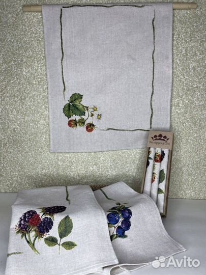 Белорусский лен наборы полотенец