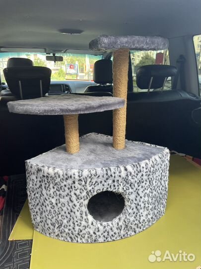 Домик для кошки с когтеточкой