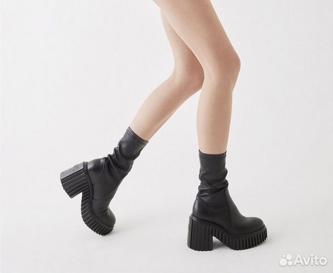 Сапоги AGL 38 кожа