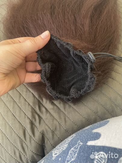 Хвост шиньон, на пучок