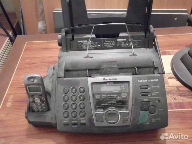 Телефон-факс panasonic kx-fc 195