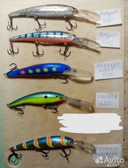 Воблеры и силиконовые приманки
