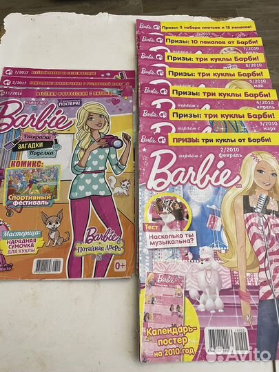 Журналы barbie, раскраски