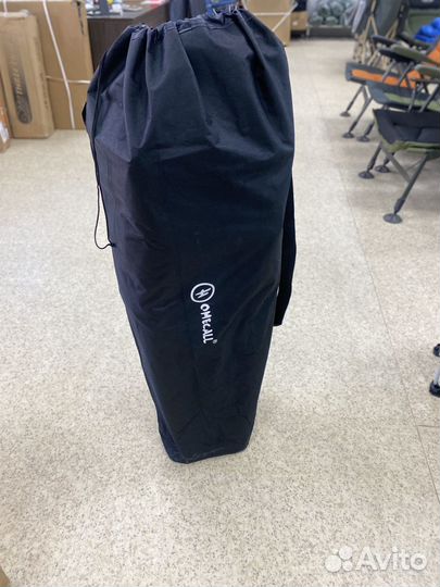 Кресло мягкое туристическое синее с серым