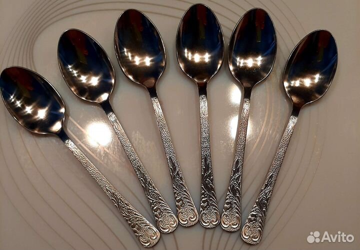 Ложки чайные. Нержавейка. 6шт. СССР