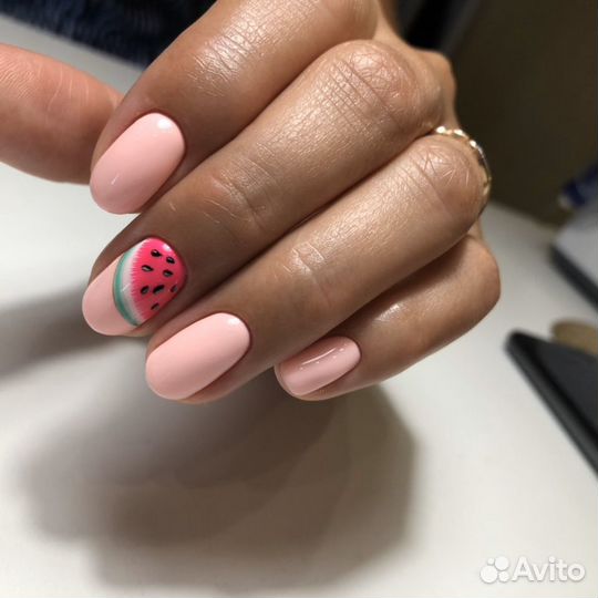 Маникюр покрытие Гель лаком за 60 мин